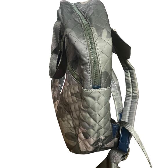 Tommy Hilfiger Camo Olive Quilted Mini-Backpack - Picture 6 of 14